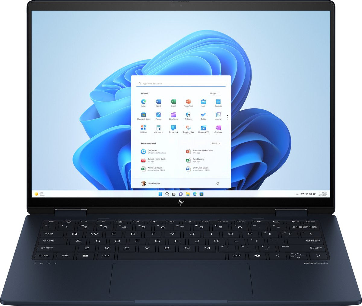 HP Envy x360 14-FC0037NB 14" Intel Core Ultra 5 125U 16GB 512GB AZERTY A5AC1EA#UUG