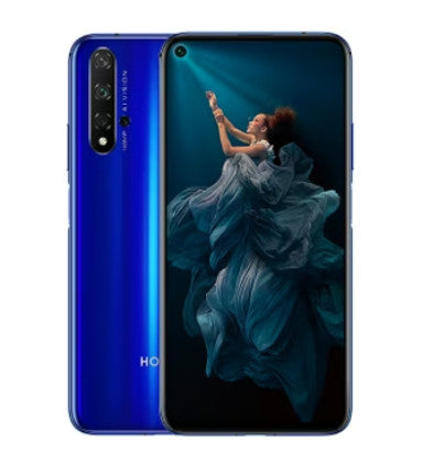 Honor 20 15,9 cm (6.26") Dual-SIM Android 9.0 4G USB Typ-C 6 GB 128 GB 3750 mAh Blau 51093VCB