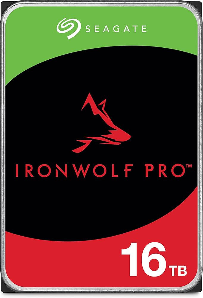 Seagate IronWolf Pro ST16000NT001 Interne Festplatte 16 TB 7200 RPM 256 MB 3.5" Serial ATA III ST16000NT001