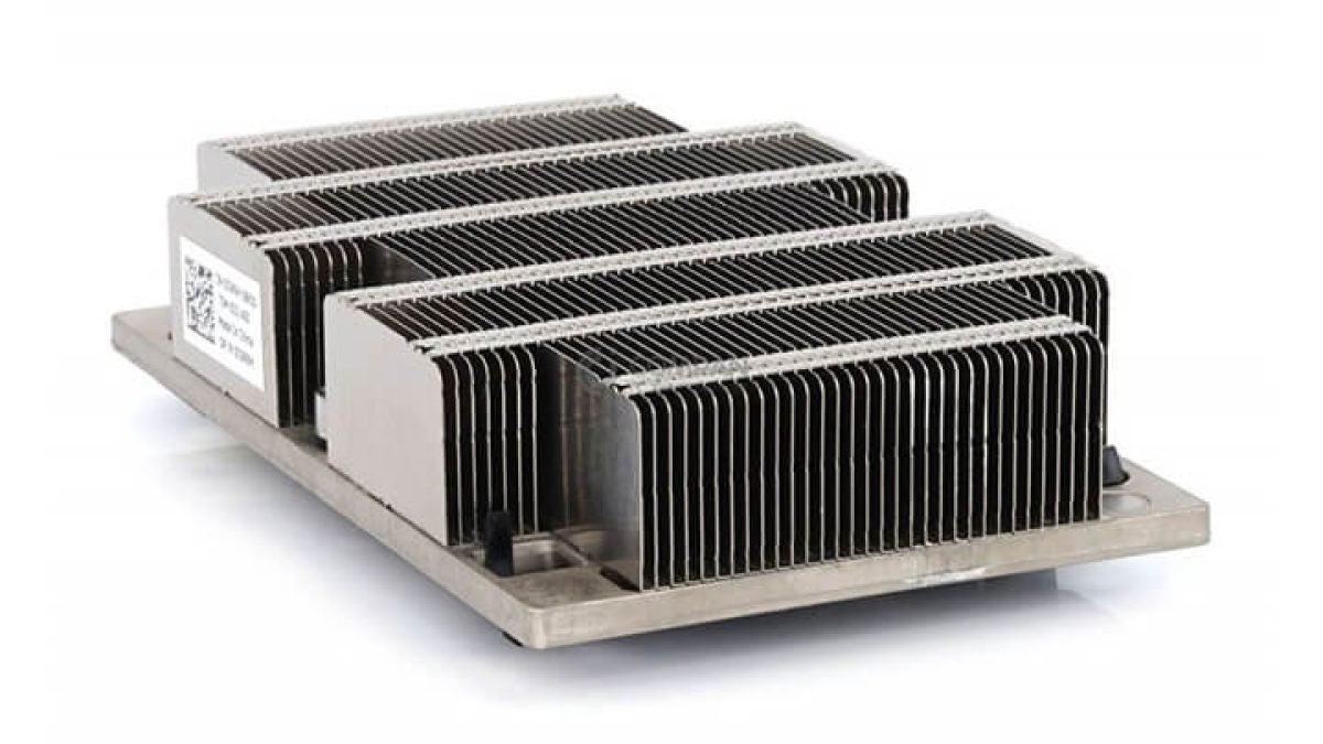 DELL 412-AAMF Computerkühlsystem Prozessor Kühlkörper/Radiator Schwarz, Grün, Silber 412-AAMF