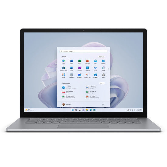 Microsoft Surface Laptop 5 Intel® Core™ i7 i7-1265U 38,1 cm (15") Touchscreen 8 GB LPDDR5x-SDRAM 512 GB SSD Wi-Fi 6 (802.11ax) Windows 10 Pro UK Englisch Platin RG1-00004