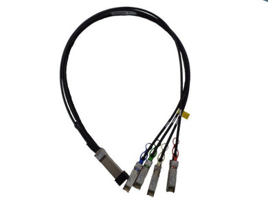 HPE 100GbE QSFP28 auf 4x25GbE SFP28 1m Direct Attach Kupferkabel, InfiniBand- und Glasfaserkabel 4x SFP28, Schwarz Q9S72A - Compridis