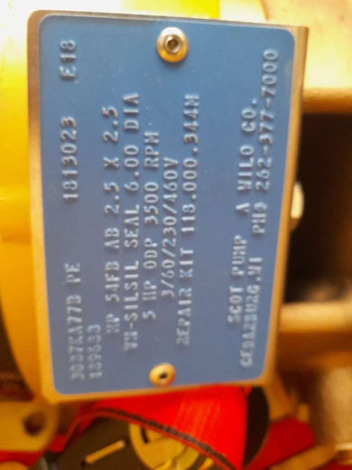 HP Zentrifugalpumpe aus Bronze 193050 189688 Scot Pumpe + Motor 36G687S040G1 874332 - 001 - Compridis
