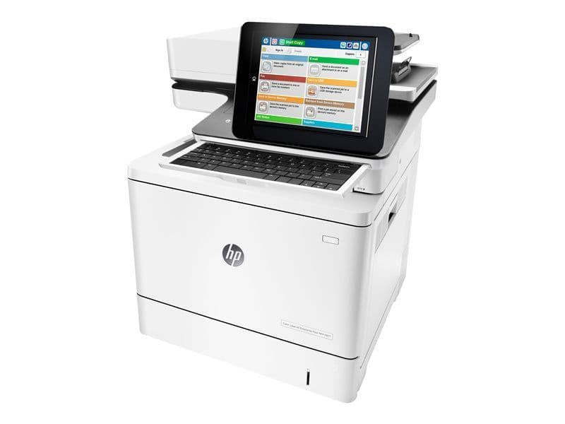 HP Color LaserJet Enterprise Flow M577c MFP, Farbe, Drucker für Kleine & mittelständische Unternehmen, Drucken/Kopieren/Scannen/Faxen, Automatischer Vorlageneinzug für 100 Blatt; USB-Druck über Vorderseite; Scannen an E-Mail/PDF; Beidseitiger Druck