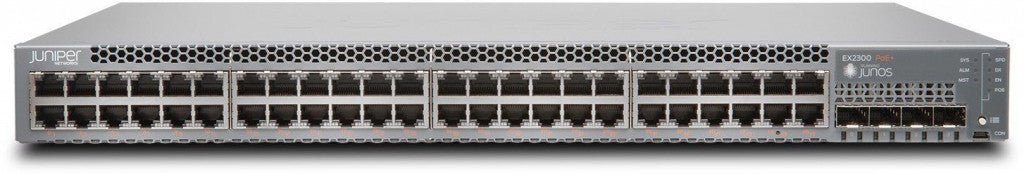 JUNIPER Schakelaar 48 - POORTS 10/100/1000BASE - T Poe+ EX2300 - 48P - Compridis