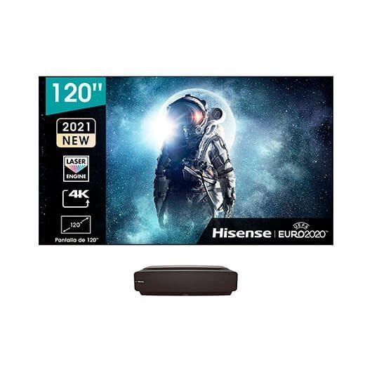 Hisense 120-Zoll-4K-Ultra-HD-HDR-Smart-Laser-TV-Projektor inkl. Leinwand 120L5F-A12