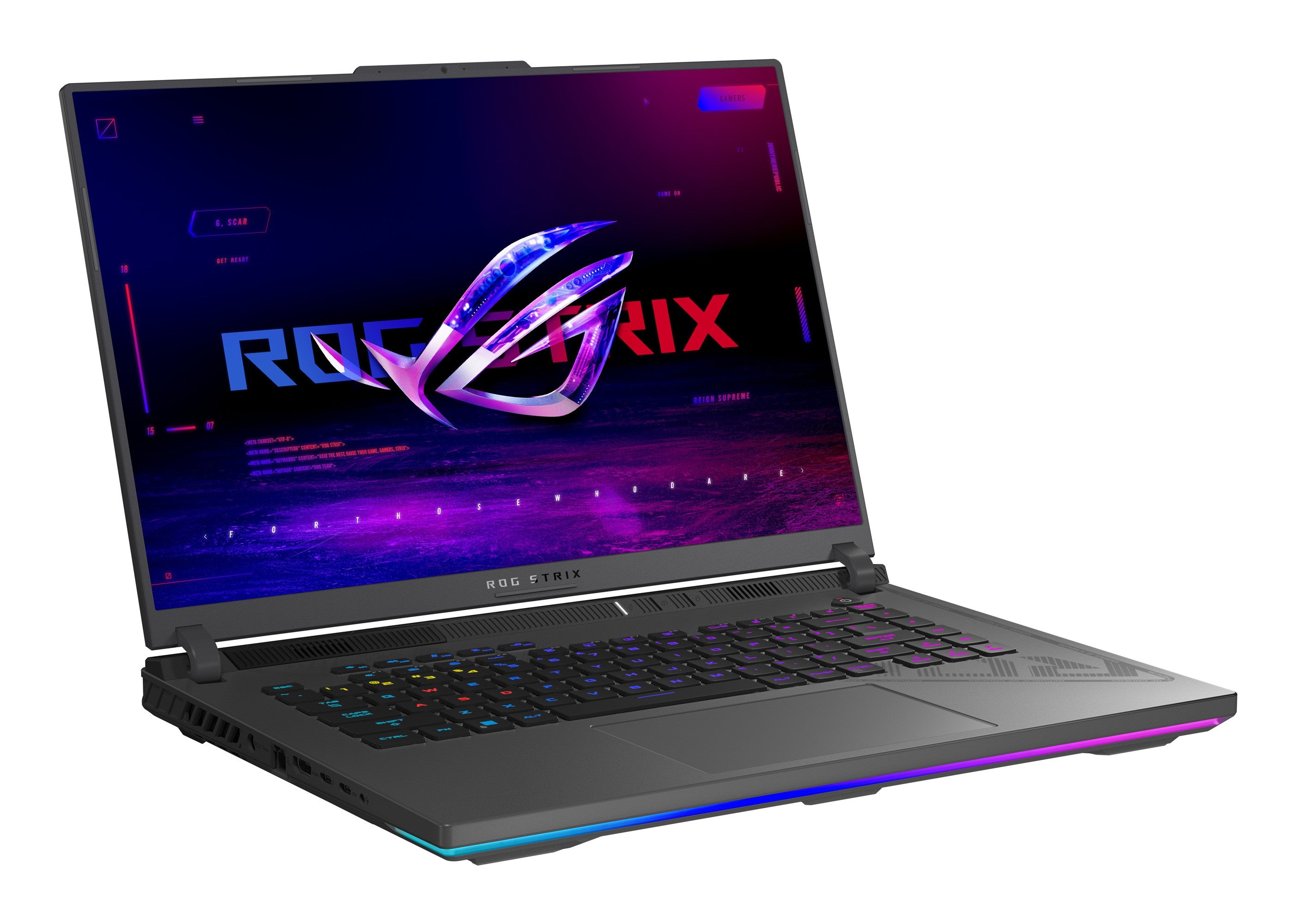 ASUS ROG Strix G16 G614JV-N3150W Intel® Core™ i7 i7-13650HX Laptop 40.6 cm (16") WUXGA 16 GB DDR5-SDRAM 1 TB SSD NVIDIA GeForce RTX 4060 Wi-Fi 6E (802.11ax) Windows 11 Home Grey 90NR0C61-M00FF0