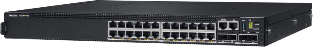 DELL N2224PX-ON Managed L3 Gigabit Ethernet (10/100/1000) Power over Ethernet (PoE) 1U Schwarz 210-ASPC