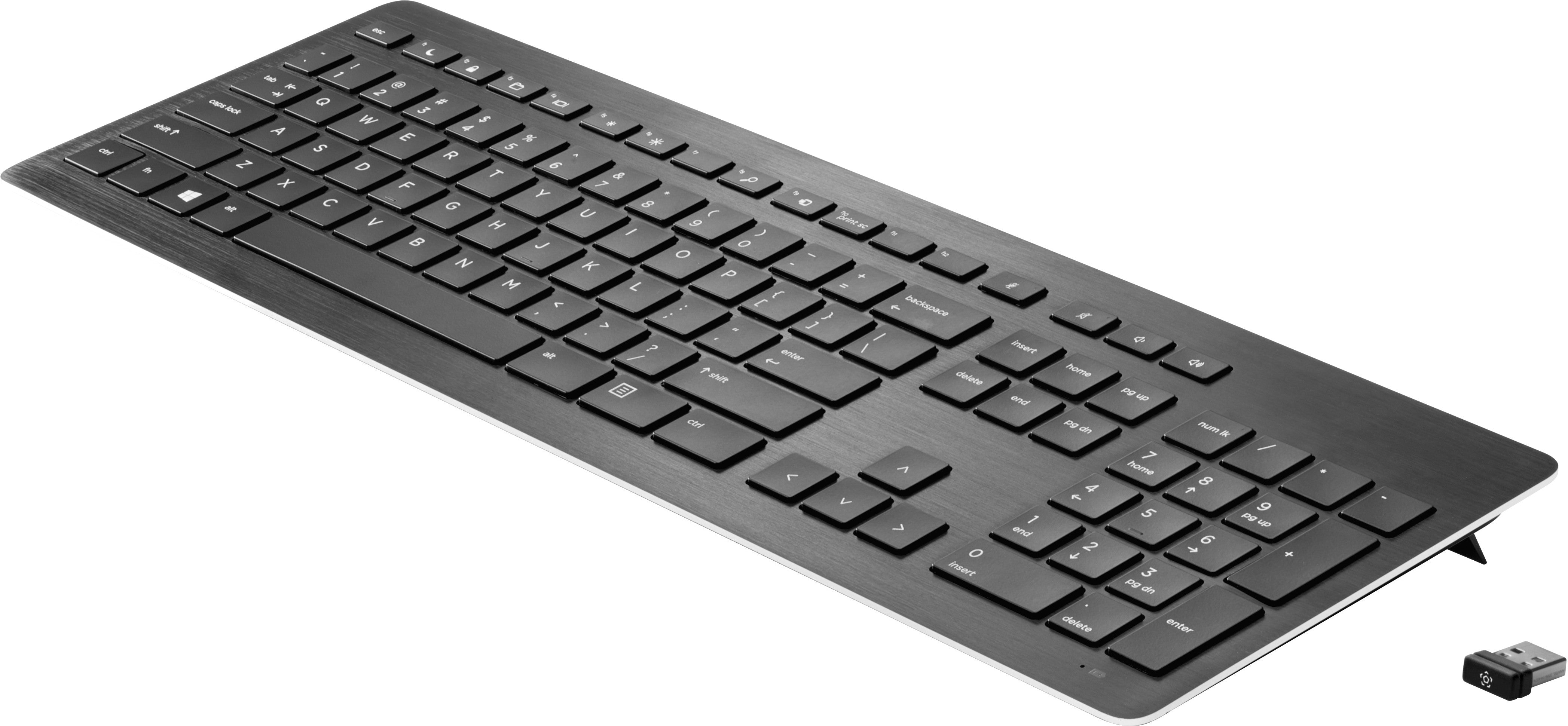 HP Kabellose RF-Home-Tastatur Spanisch Schwarz 917665-071