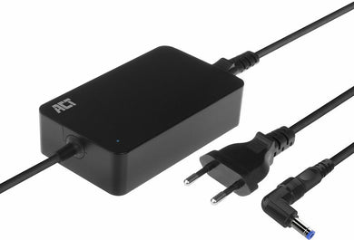 ACT Kompaktes Laptop-Ladegerät 65W (für Laptops bis 15,6 Zoll) AC2055 - Compridis
