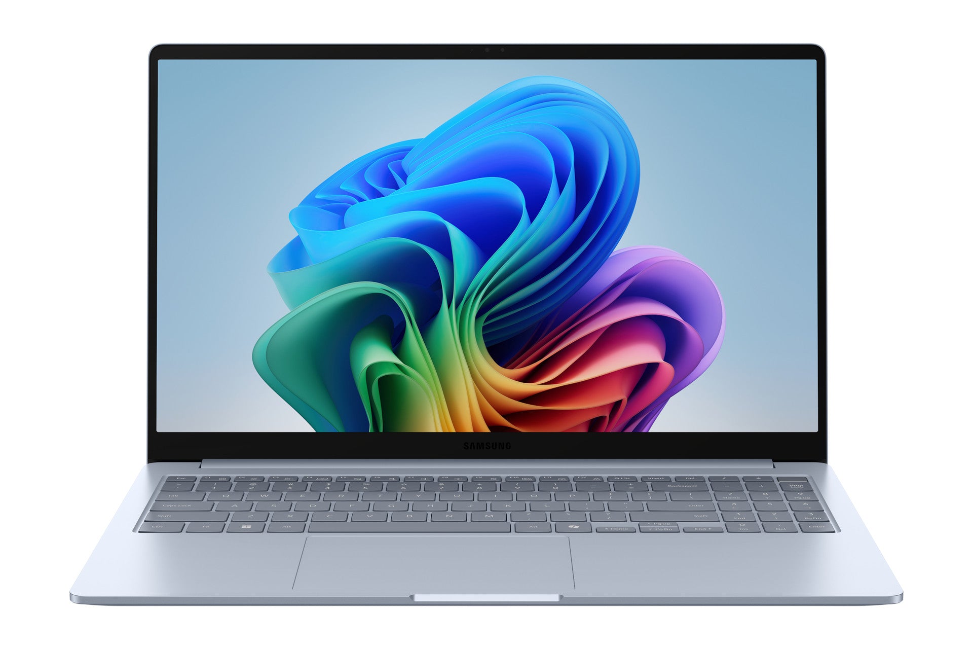 Samsung Galaxy Book4 Edge NP750XQAA Qualcomm Snapdragon X1P-42-100 Laptop 39,6 cm (15.6") Full HD 16 GB LPDDR5x-SDRAM 512 GB eUFS Wi-Fi 7 (802.11be) Windows 11 Home Blau NP750XQA-KB2NL