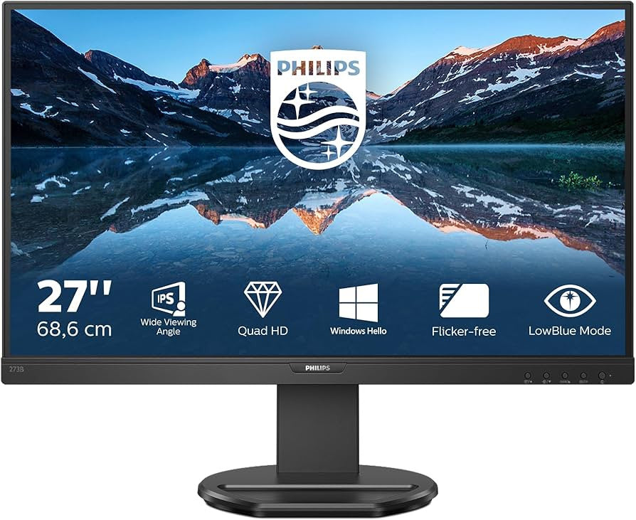 Philips B Line 276B9/00 Computerbildschirm 68,6 cm (27") 2560 x 1440 Pixel Quad HD LED Schwarz 276B9/00