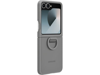 SAMSUNG FLIP6 Graue Silikonhülle EF - PF741TJEGWW - Compridis