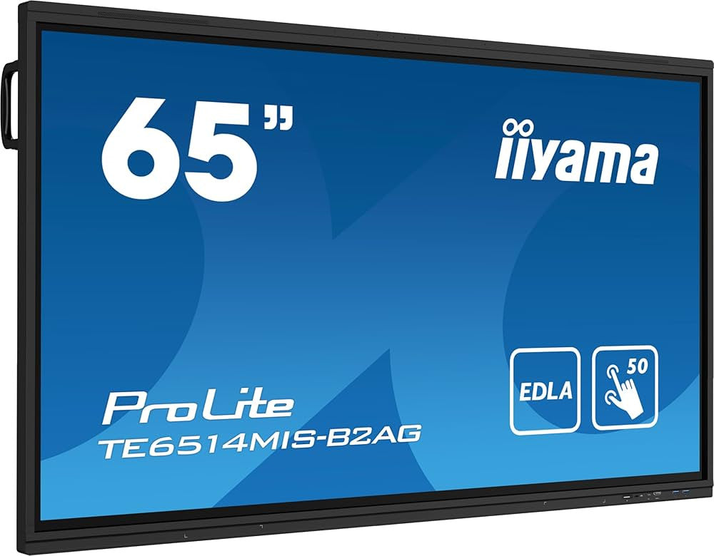 iiyama 65" Google EDLA Certified Interactive display for seamless integration and collaboration in education and enterprise TE6514MIS-B2AG