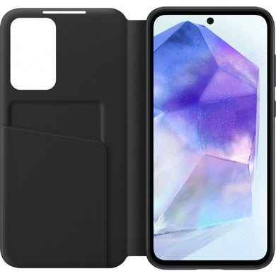 Samsung Galaxy A55 5G Smart View Wallet Case EF-ZA556CBEGWW Zwart - Compridis