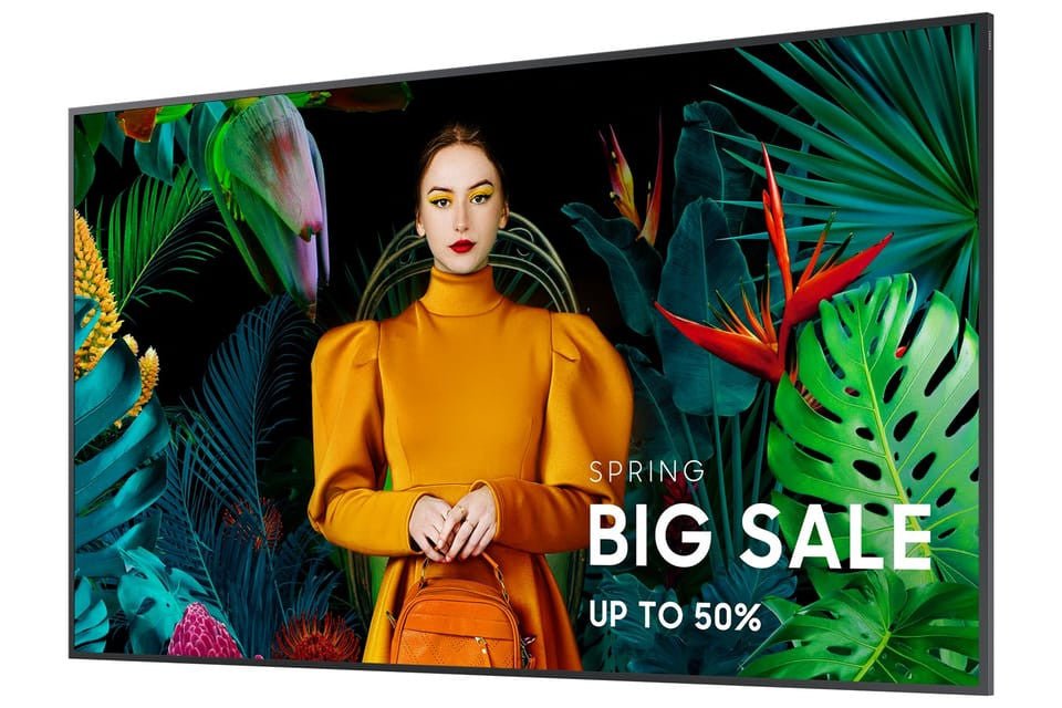 Samsung QBC QB43C 43" UHD/4K 350 Nit Slim-LED Zwart - Compridis