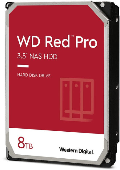 Western Digital Red Pro interne harde schijf 8 TB 7200 RPM 256 MB 3.5" SATA WD8005FFBX - Compridis