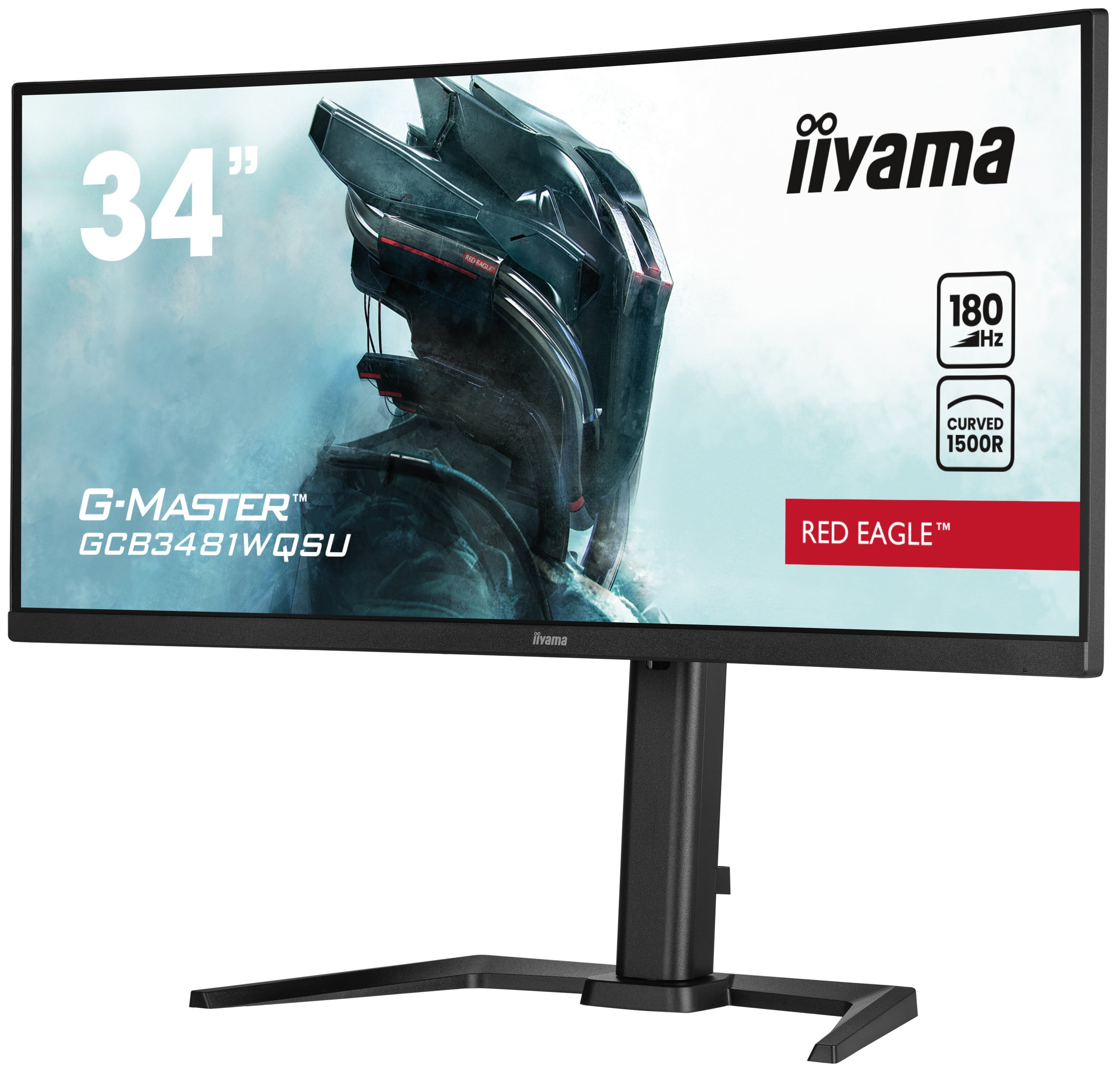 G-Master Red Eagle - 34 Zoll UltraWide Quad HD Curved Monitor - 3440x1440