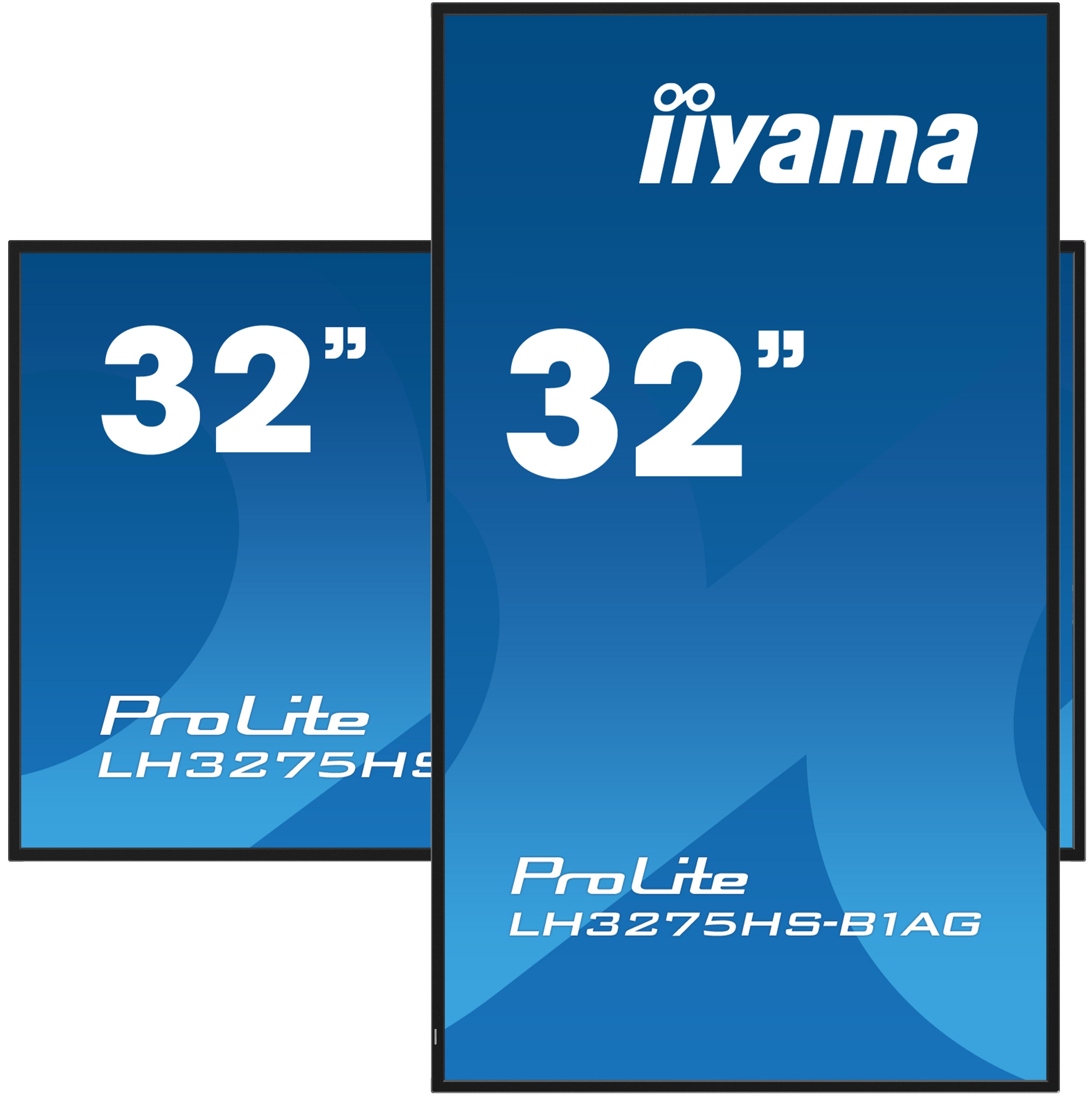 iiyama LH3275HS-B1AG Signage Display Digital signage flat panel 80 cm (31.5") LCD Wi-Fi 500 cd/m² Full HD Black Built-in processor Android 11 24/7 LH3275HS-B1AG