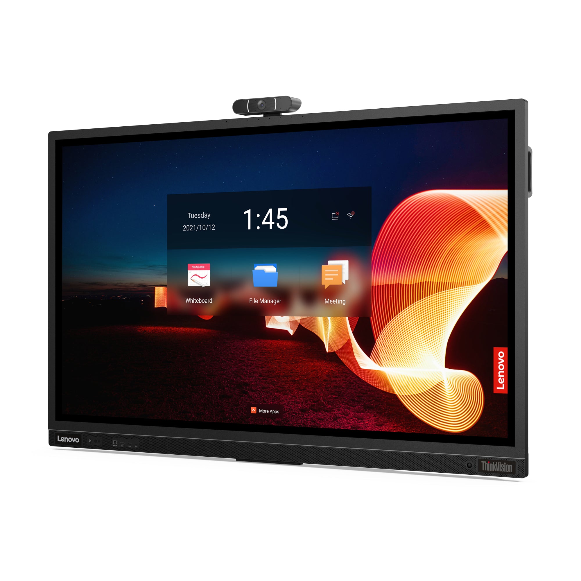 Lenovo ThinkVision T65 Computerbildschirm 165,1 cm (65") 3840 x 2160 Pixel 4K Ultra HD LED Touchscreen Schwarz 62F2WA1CEK
