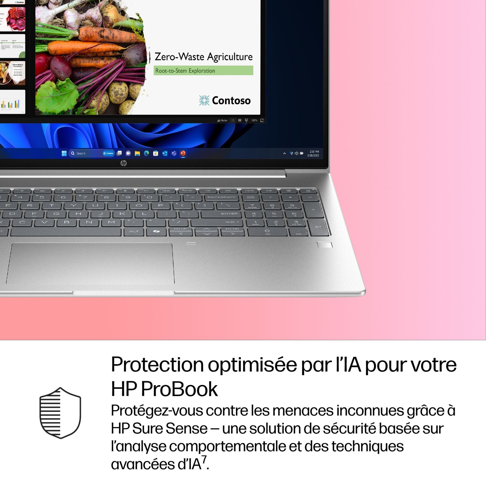 HP ProBook 4 G1i 16" Intel Core Ultra 7 255H 32GB 1TB SSD AZERTY B9YS0ET#ABF