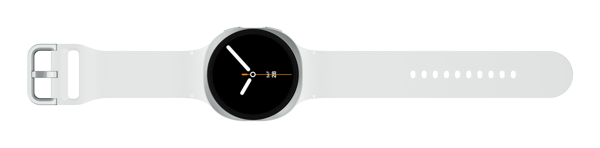 Samsung SM-L335FZSAEUB Smartwatch/ Sportuhr 3,81 cm (1.5") AMOLED 44 mm Digital 480 x 480 Pixel Touchscreen Silber WLAN GPS SM-L335FZSAEUB