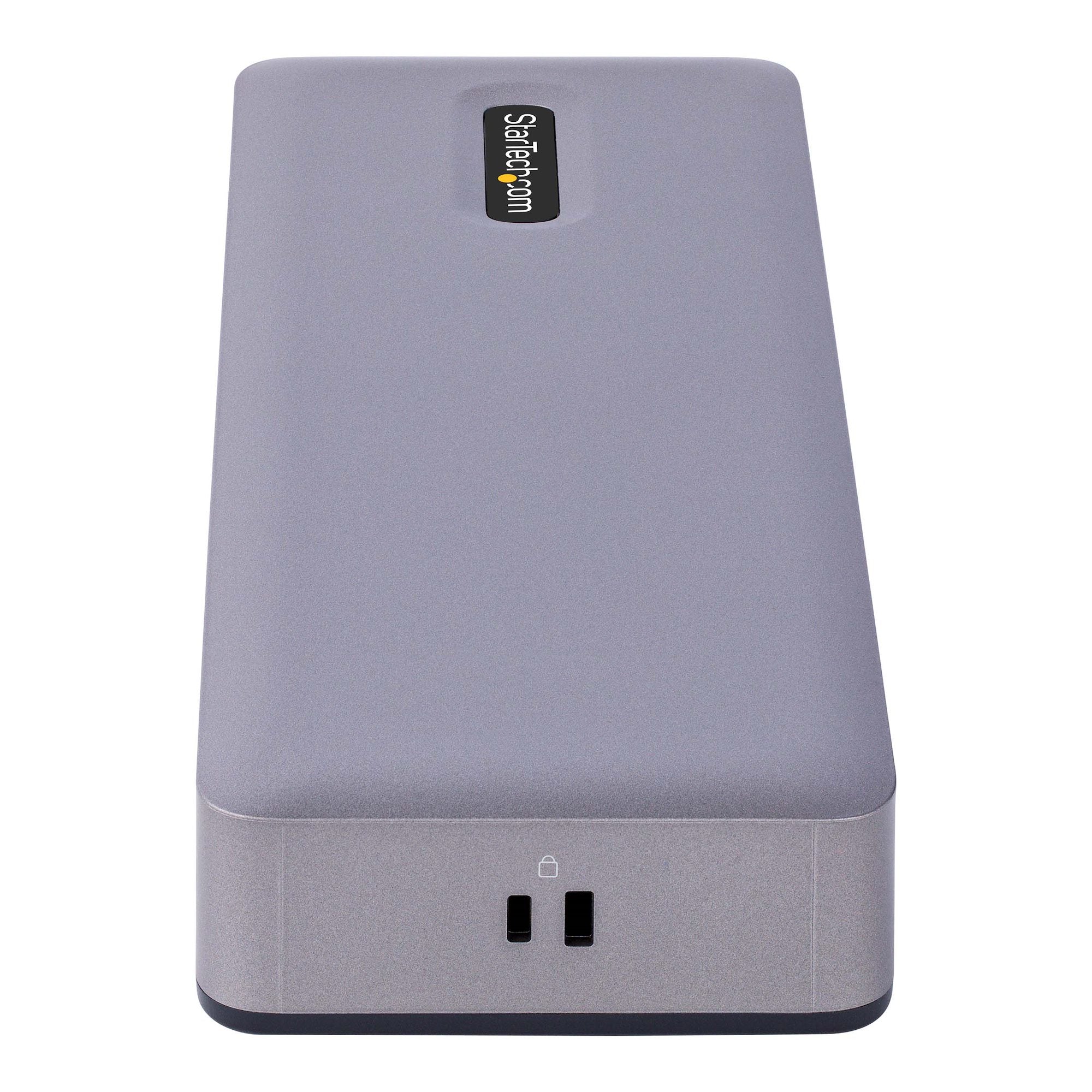 StarTech.com USB-C Docking Station - Google Chromebook Dockingstation - 3x 4K30/Dual 4K60 Monitore - 7-Port USB Hub 3.0, 60W Power Delivery 3.0, GbE, Audio, K-Slots - Works With Chromebook WWCB DK31C3MNCRUE