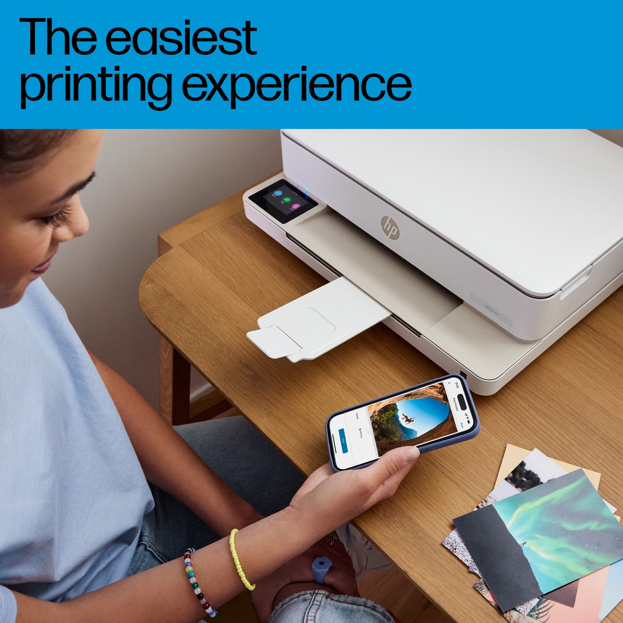 HP ENVY 6132e Wireless All-in-One Farb-Drucker, Instant Ink; Fotos drucken