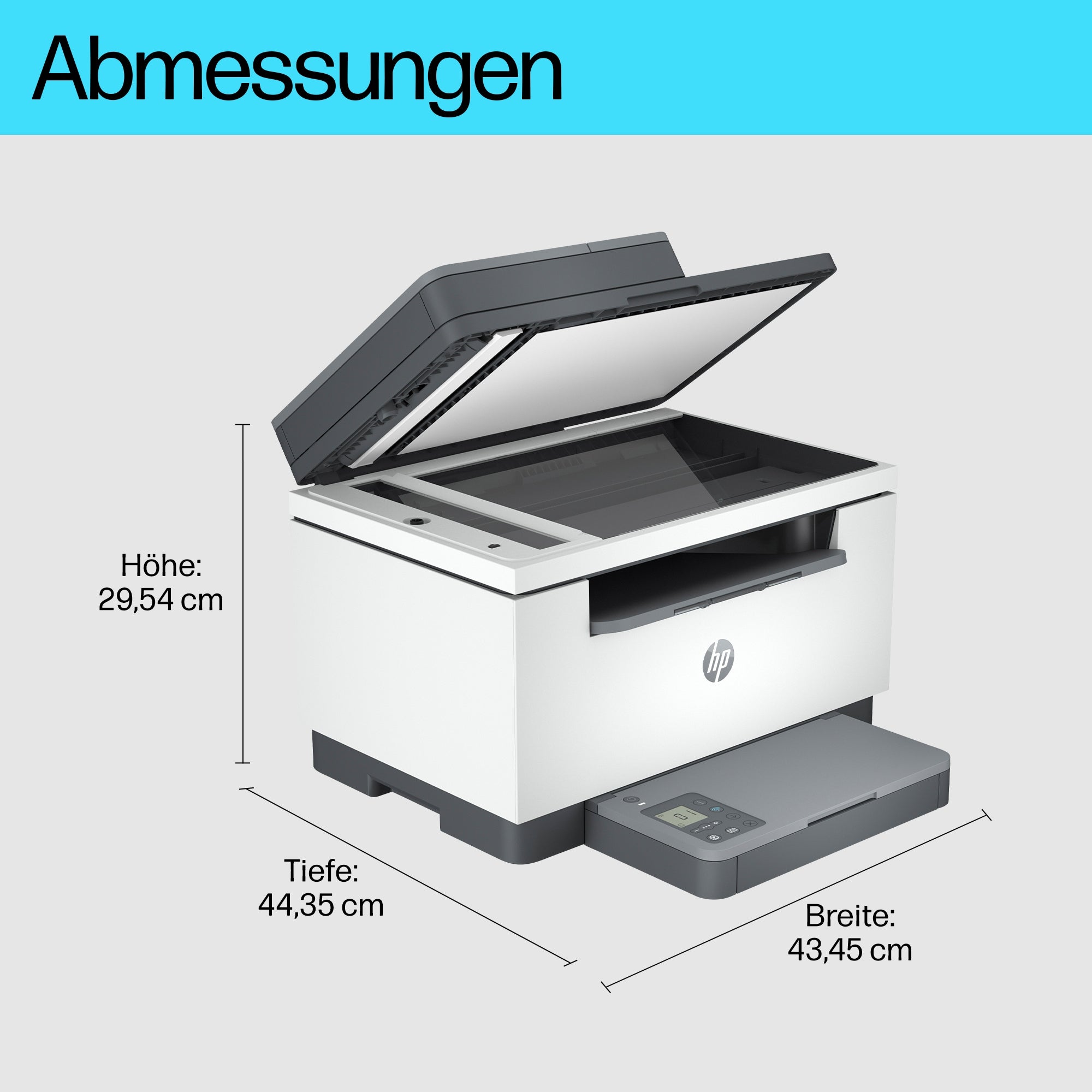 HP LaserJet M234sdw Wireless Multifunction Schwarzweiß Drucker, Kopierer, Scanner; Duplex