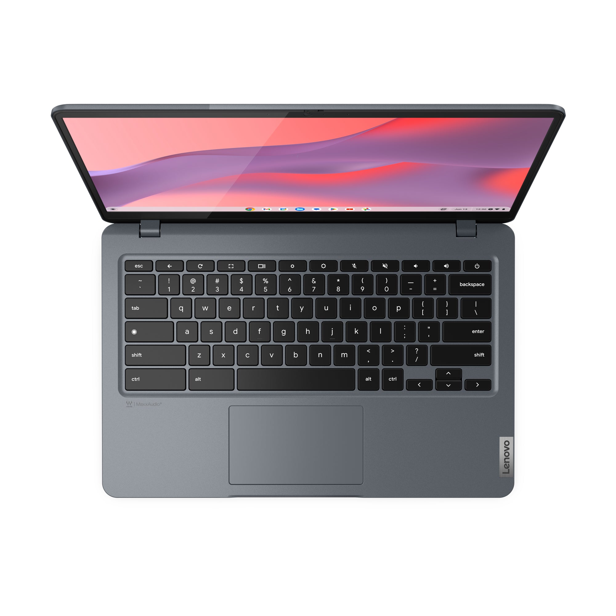 Lenovo IdeaPad Slim 3 Chrome 14IAN8 Intel Core i3 N-series i3-N305 Chromebook 35,6 cm (14") Full HD 8 GB LPDDR5-SDRAM 128 GB eMMC Wi-Fi 6 (802.11ax) ChromeOS Französisch Grau