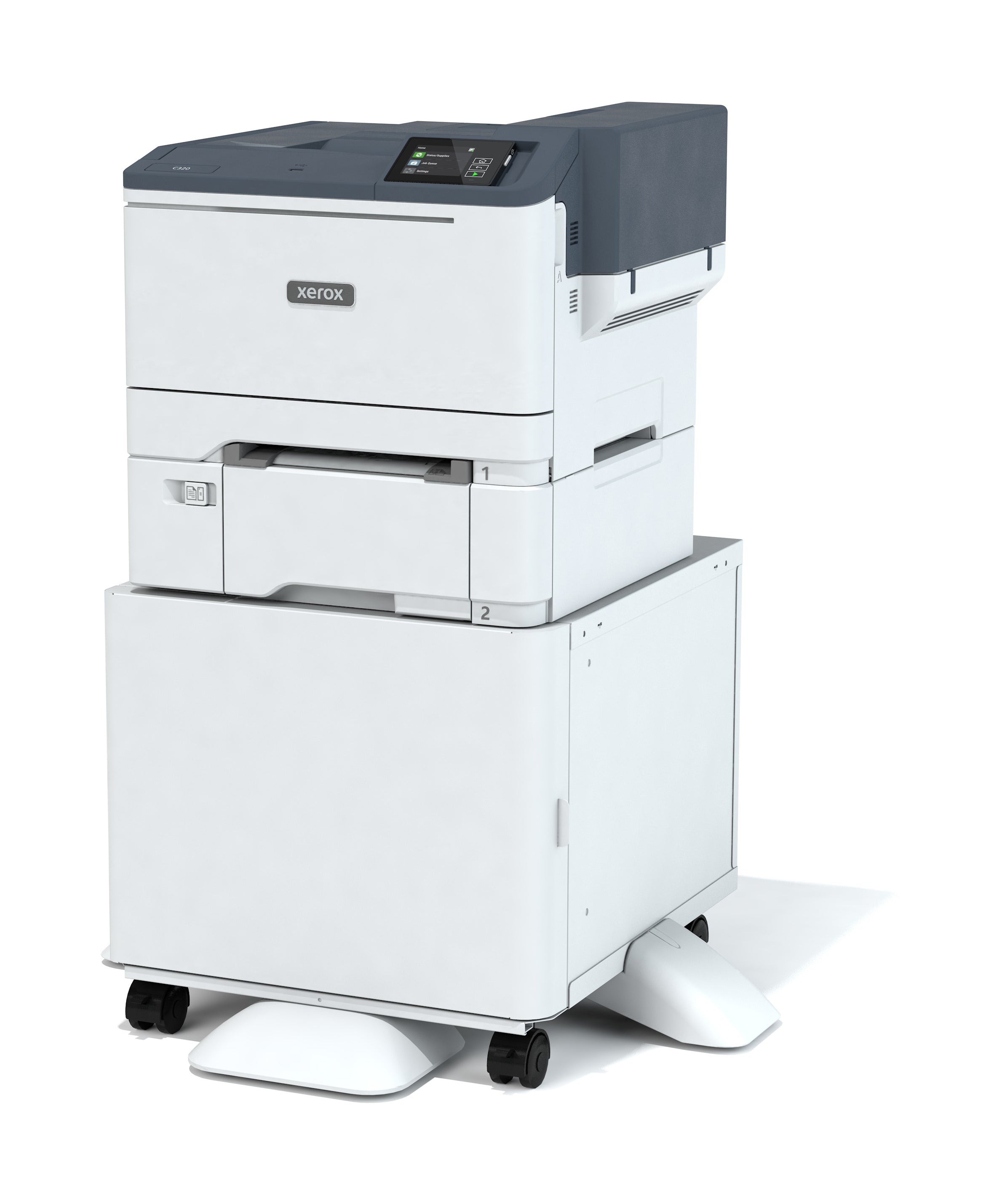 Xerox C320 A4 33 ppm kabelloser Duplexdrucker PS3 PCL5e6/6 2 Fächer insgesamt 251 Blatt