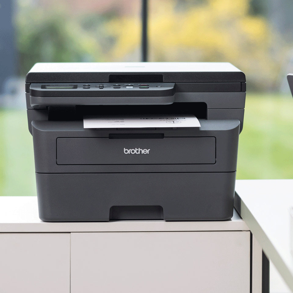 DCP-L2627DWE - Kompakter All-in-One A4 Mono Laserdrucker - WiFi / USB