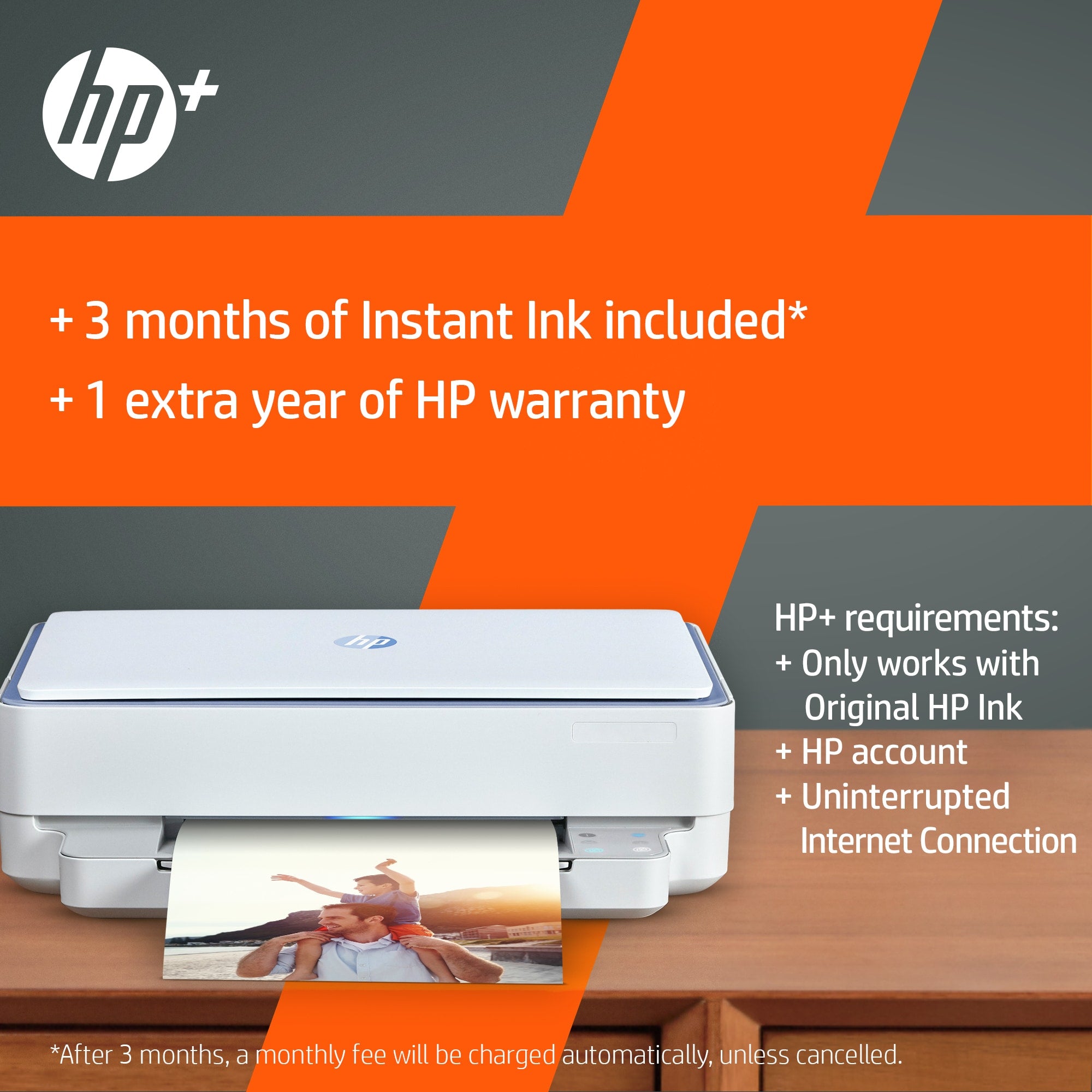 HP ENVY 6010e Draadloos All-in-One Kleur Printer, Instant Ink; Kopieerapparaat, scanner