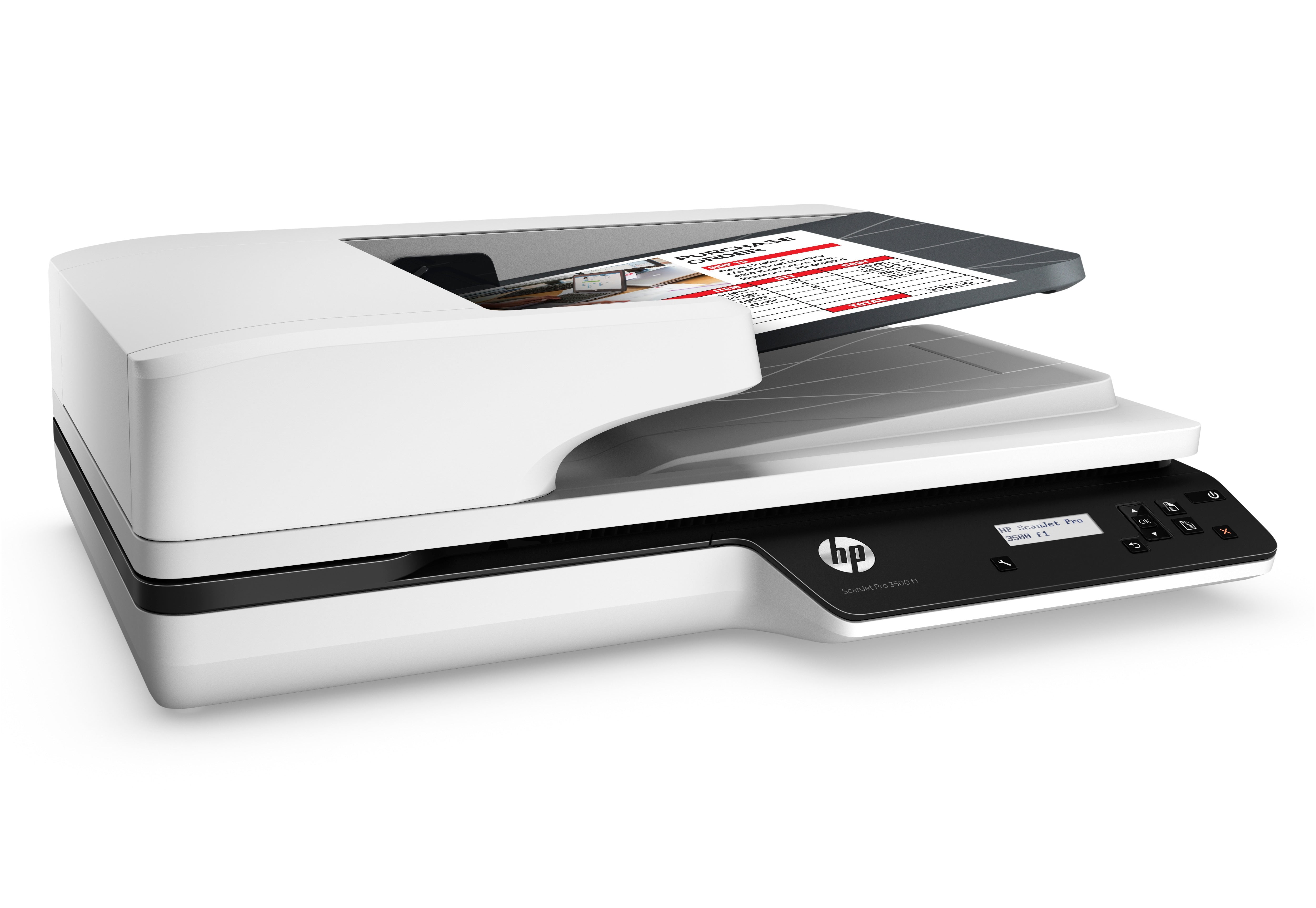 HP Scanjet Pro 3500 f1 Flachbett-/ADF-Scanner, 1200 x 1200 DPI, A4, Grau