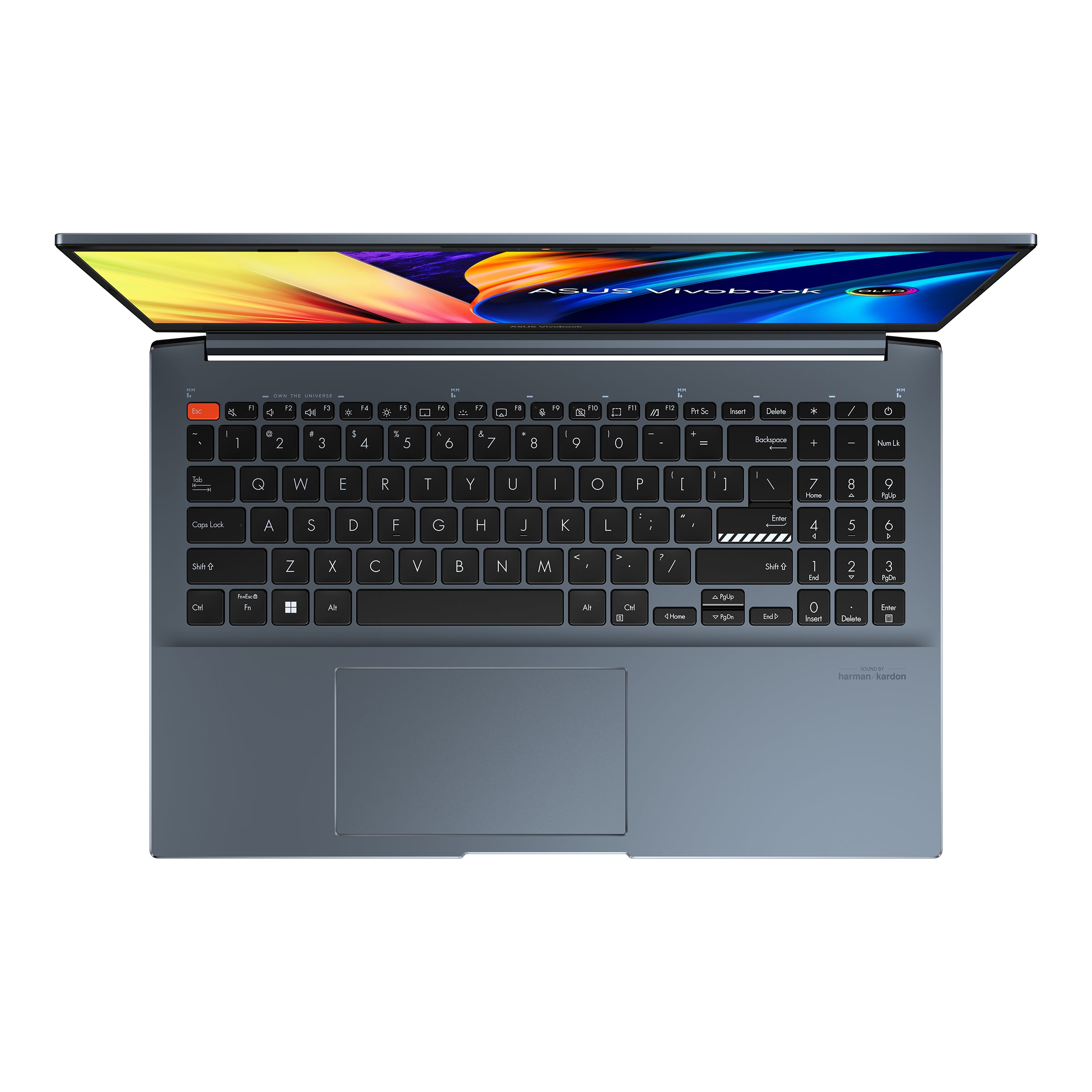ASUS Vivobook Pro 15 OLED H6502VJ-MA148X Intel® Core™ i5 i5-13500H Laptop 39,6 cm (15.6") 3K 16 GB DDR4-SDRAM 512 GB SSD NVIDIA GeForce RTX 3050 Wi-Fi 6E (802.11ax) Windows 11 Pro Blau