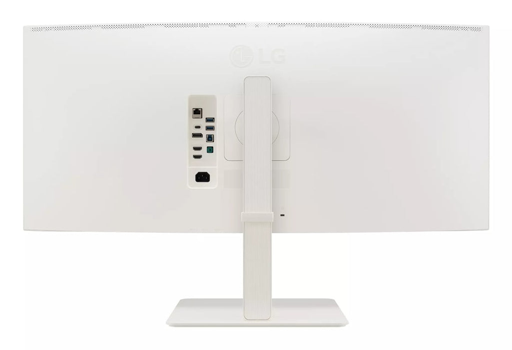 WR85C - 38 Zoll - Gebogen - Ultrawide Quad HD+ Nano IPS LED Monitor - 3840x1600 - Weiß - HAS / RJ45 / USB-C