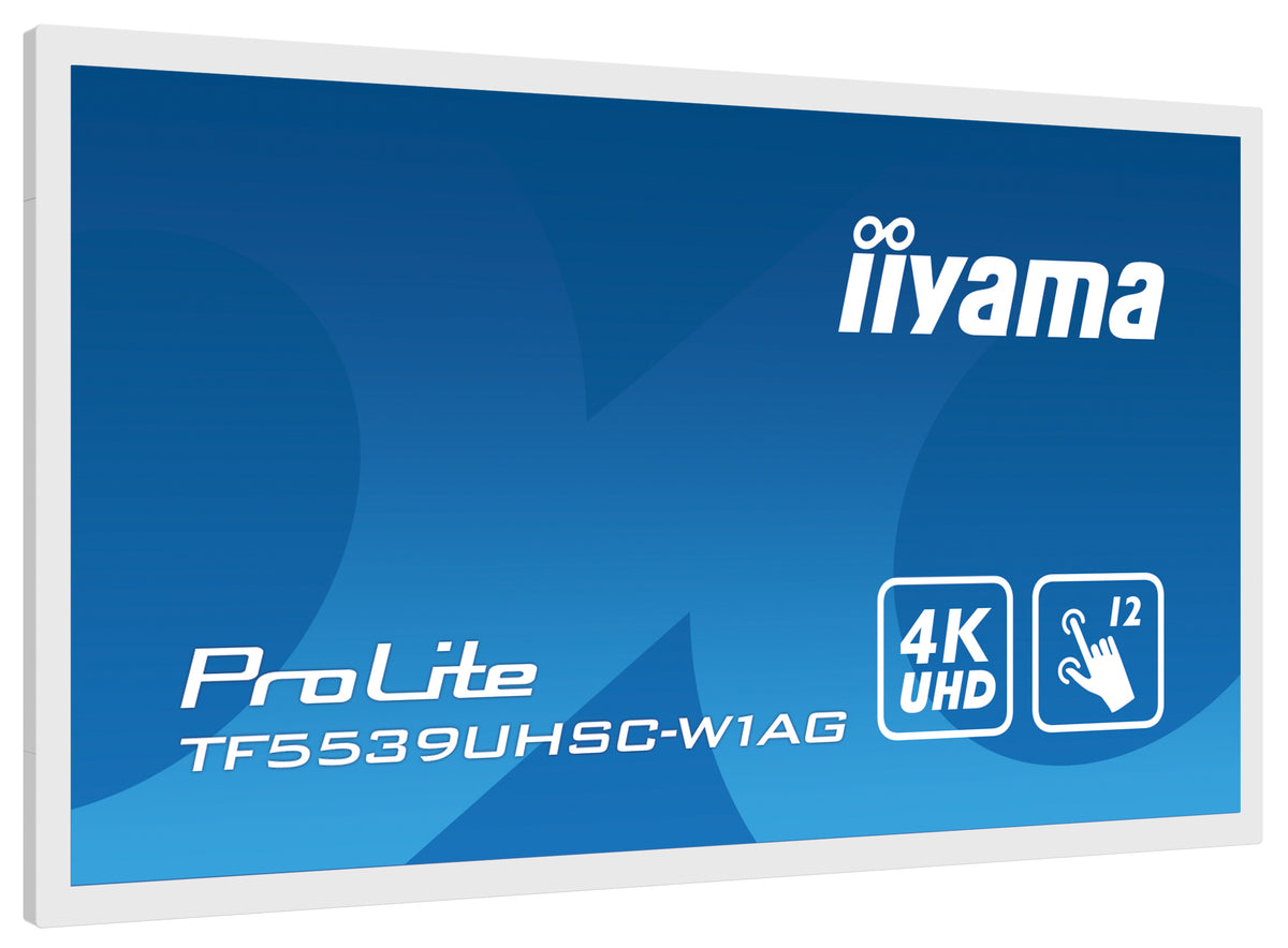 IIYAMA ProLite TF5539UHSC-W1AG 55″ PCAP 4K Open-Frame Touch Display Weiß