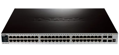 D-Link DGS-3420-52P Netzwerk-Switch Managed L2 Power over Ethernet (PoE) Schwarz DGS-3420-52P