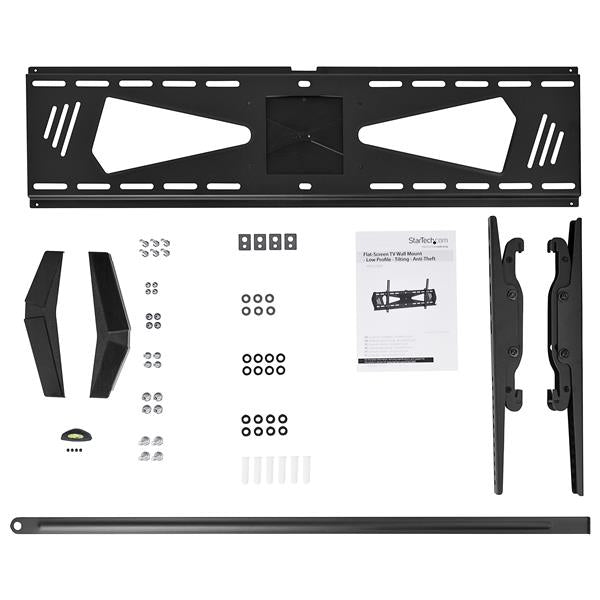 StarTech.com Flache Flachbildfernseher Wandhalterung - Kippbar - für 37" bis 70" TV - Diebstahlsicherung
