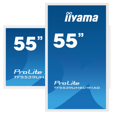 IIYAMA ProLite TF5539UHSC-W1AG 55″ PCAP 4K Open-Frame Touch Display Weiß