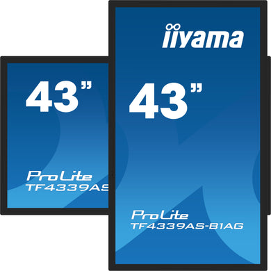 IIYAMA ProLite TF4339AS-B1AG 43″ Bonded PCAP 4K UHD Touchscreen Schwarz