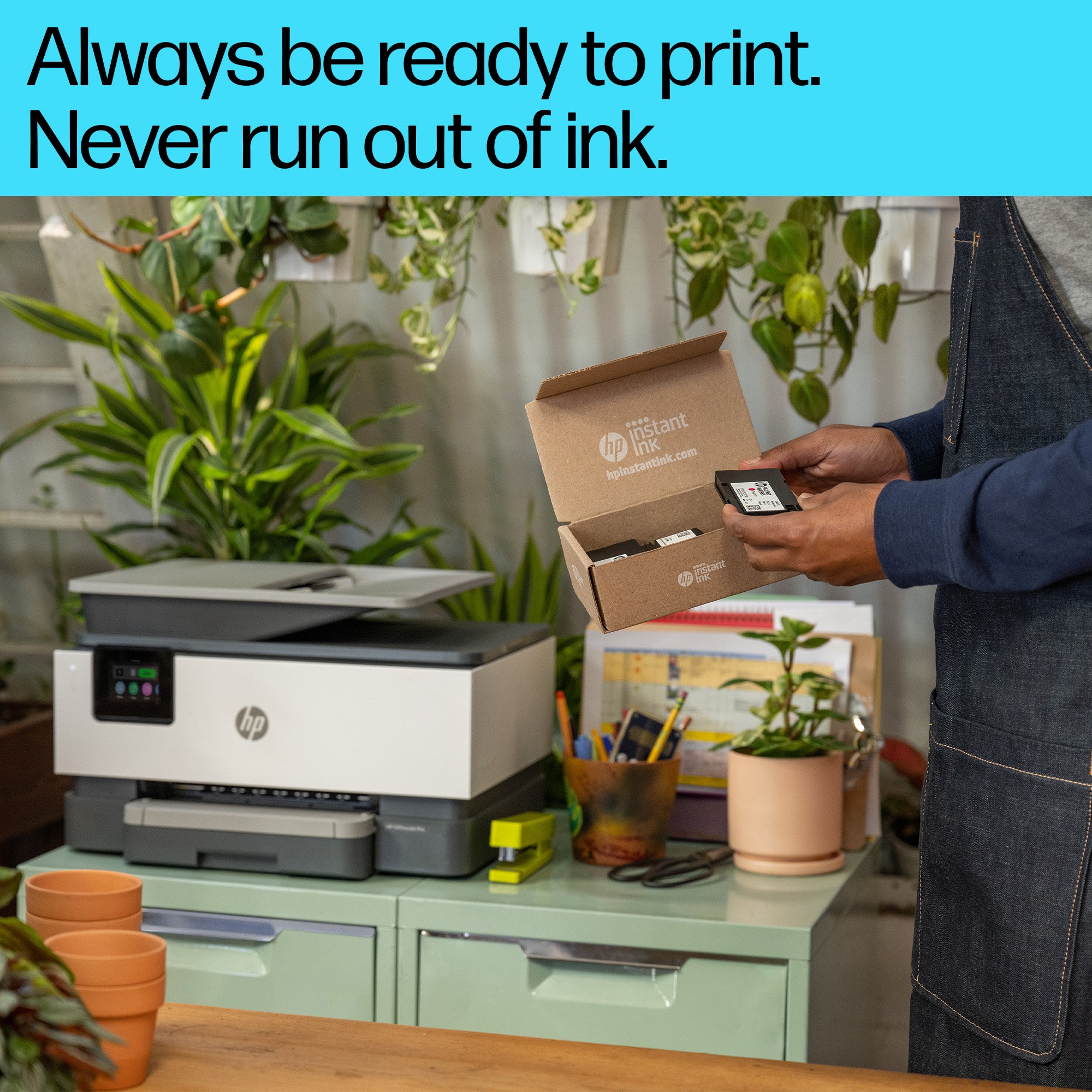 HP OfficeJet Pro 9120E Wireless All-in-One Farbe Drucker, Instant Ink; Beidseitiger Druck 403X8B#629