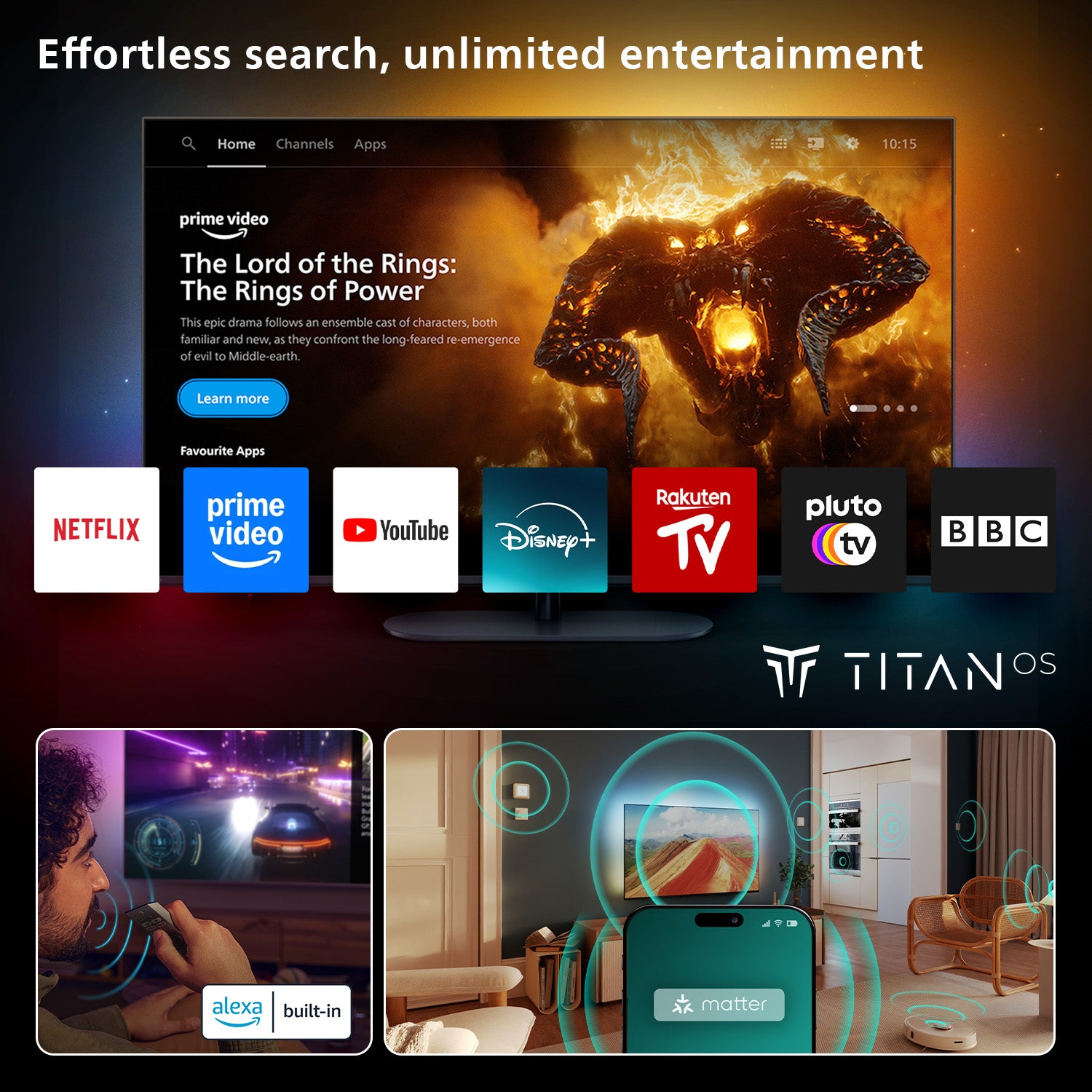 Philips 55PUS8500/12 TV 139.7 cm (55") 4K Ultra HD Smart TV Wi-Fi Black 55PUS8500/12