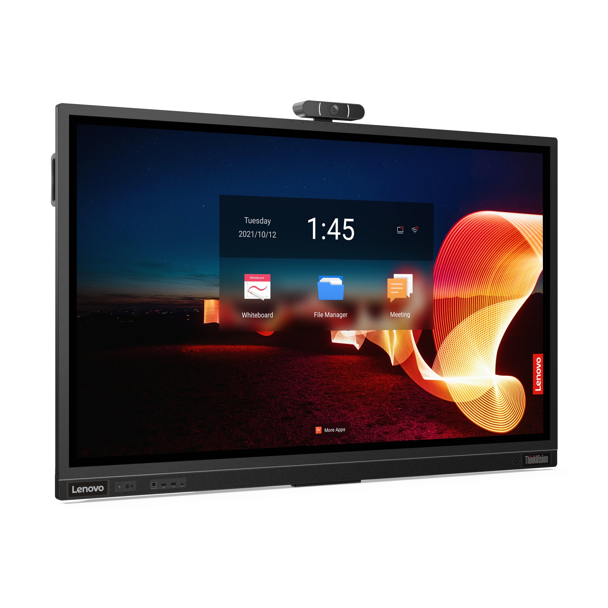 Lenovo ThinkVision T65 Computerbildschirm 165,1 cm (65") 3840 x 2160 Pixel 4K Ultra HD LED Touchscreen Schwarz 62F2WA1CEK