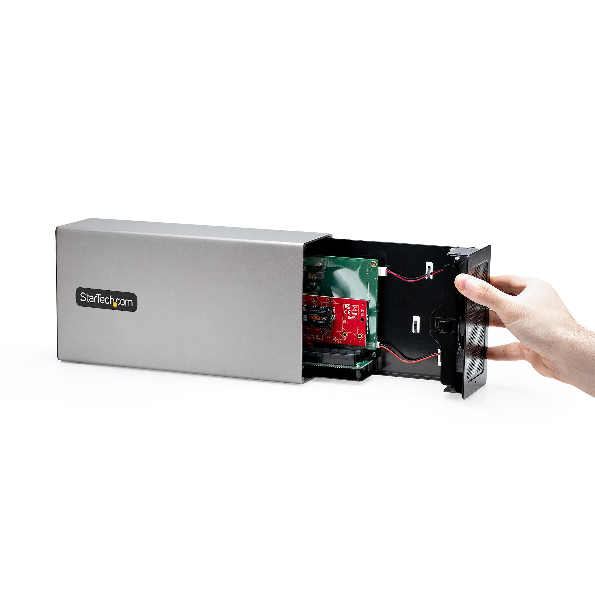 StarTech.com Thunderbolt 3 PCIe Box, Externes Gehäuse mit zwei PCI Express-Steckplätzen, PCIe-Erweiterungsgehäuse für Laptops/Desktops/All-In-Ones, 8K/4K-Ausgabe über TB3/DP 1.4-Ports, Für Videoaufnahme-/Glasfaser-/Ethernet-Karten