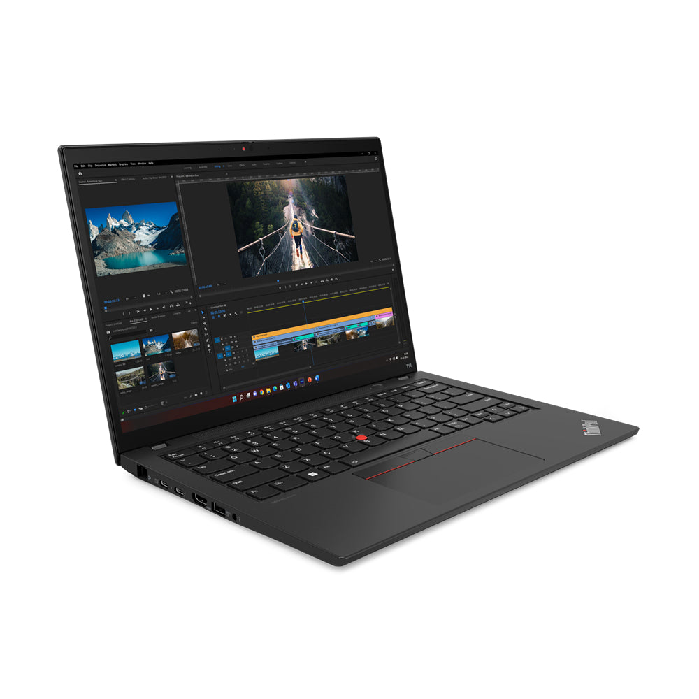 Lenovo ThinkPad T14 Gen 4 (Intel) Intel® Core™ i7 i7-1355U Laptop 35,6 cm (14") WUXGA 16 GB DDR5-SDRAM 512 GB SSD Wi-Fi 6E (802.11ax) Windows 11 Pro UK Englisch Schwarz