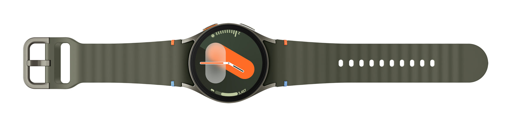 Samsung Galaxy Watch7 3.3 cm (1.3") AMOLED 40 mm Digital 432 x 432 pixels Touchscreen Green Wi-Fi GPS (satellite) SM-L300NZGAEUB