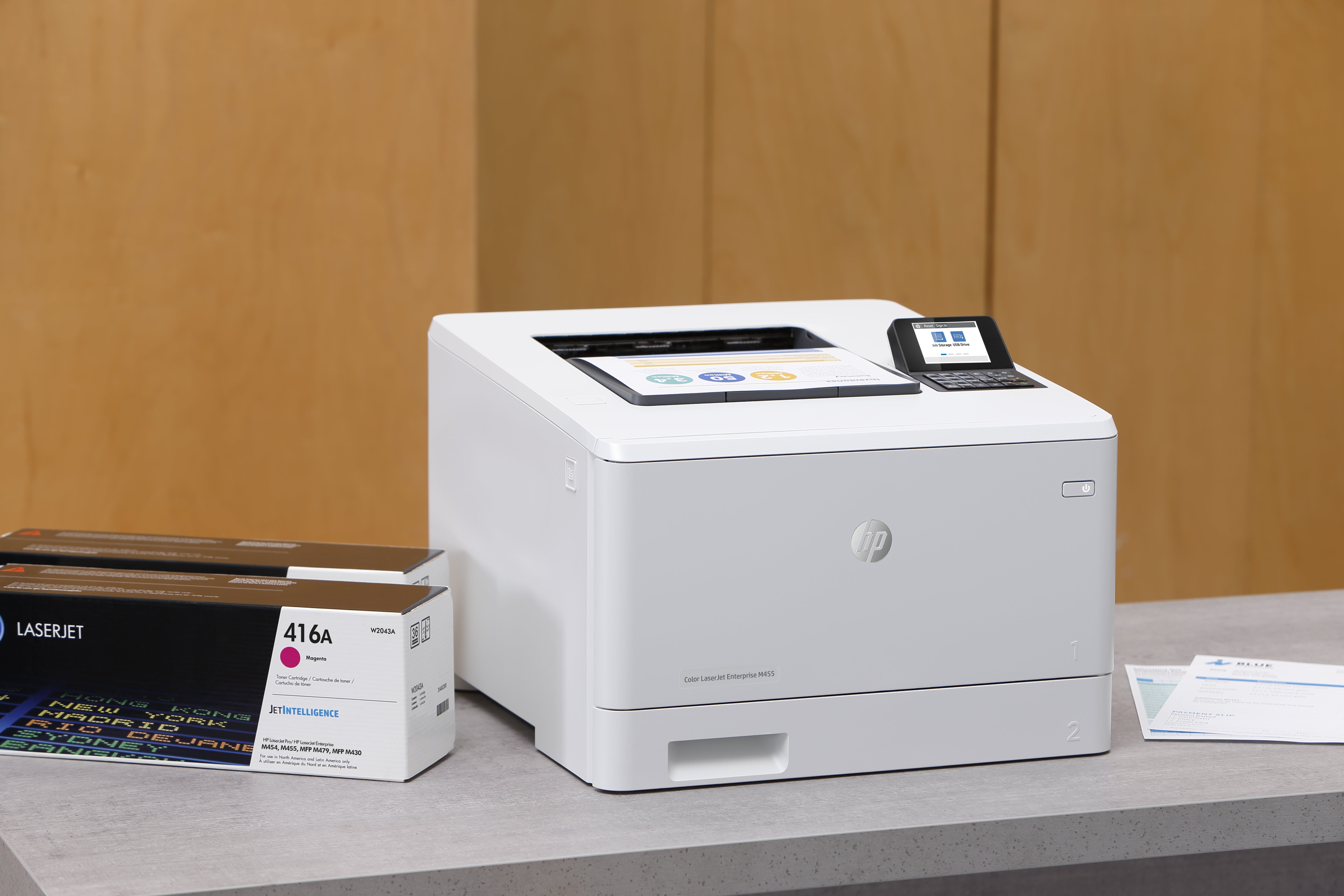 Color LaserJet Enterprise M455dn Drucker