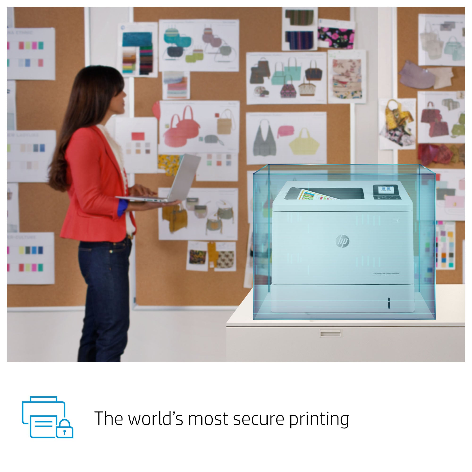 HP Color LaserJet Enterprise LaserJet Enterprise M554dn Farbe Drucker, Nur Ethernet; Duplex