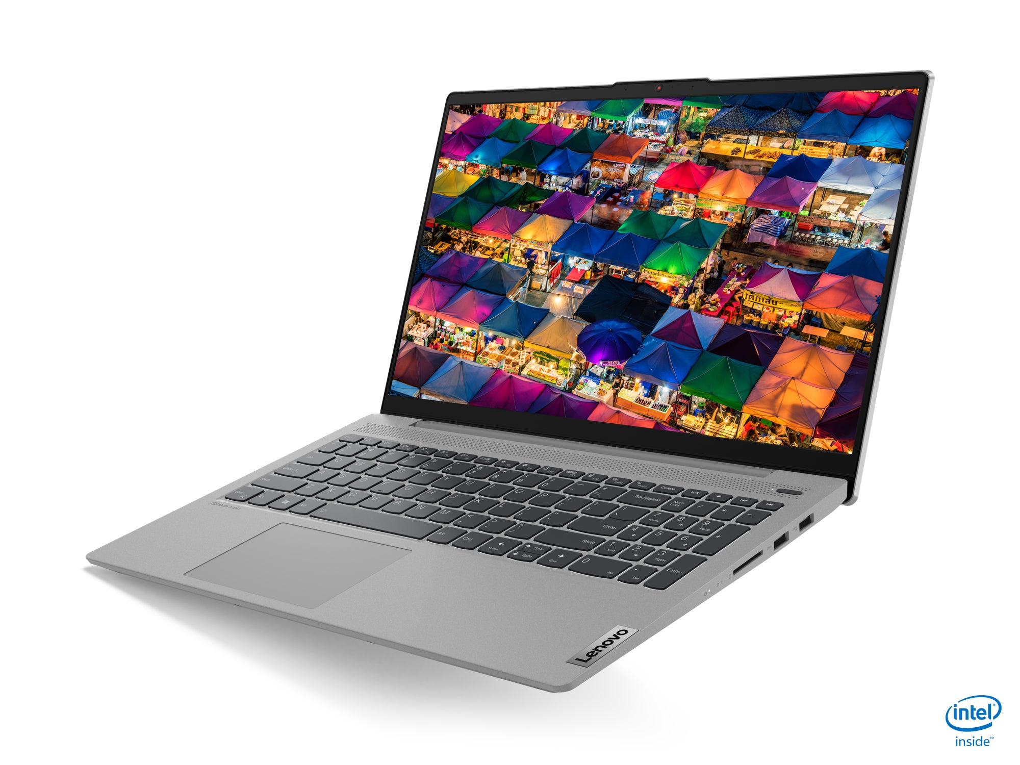 Lenovo IdeaPad 5 15ITL05 Intel® Core™ i7 i7-1165G7 Laptop 39,6 cm (15.6") Full HD 16 GB DDR4-SDRAM 512 GB SSD NVIDIA GeForce MX450 Wi-Fi 5 (802.11ac) Windows 10 Home Englisch Grau, Platin